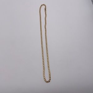 Stainless steel gold men necklace